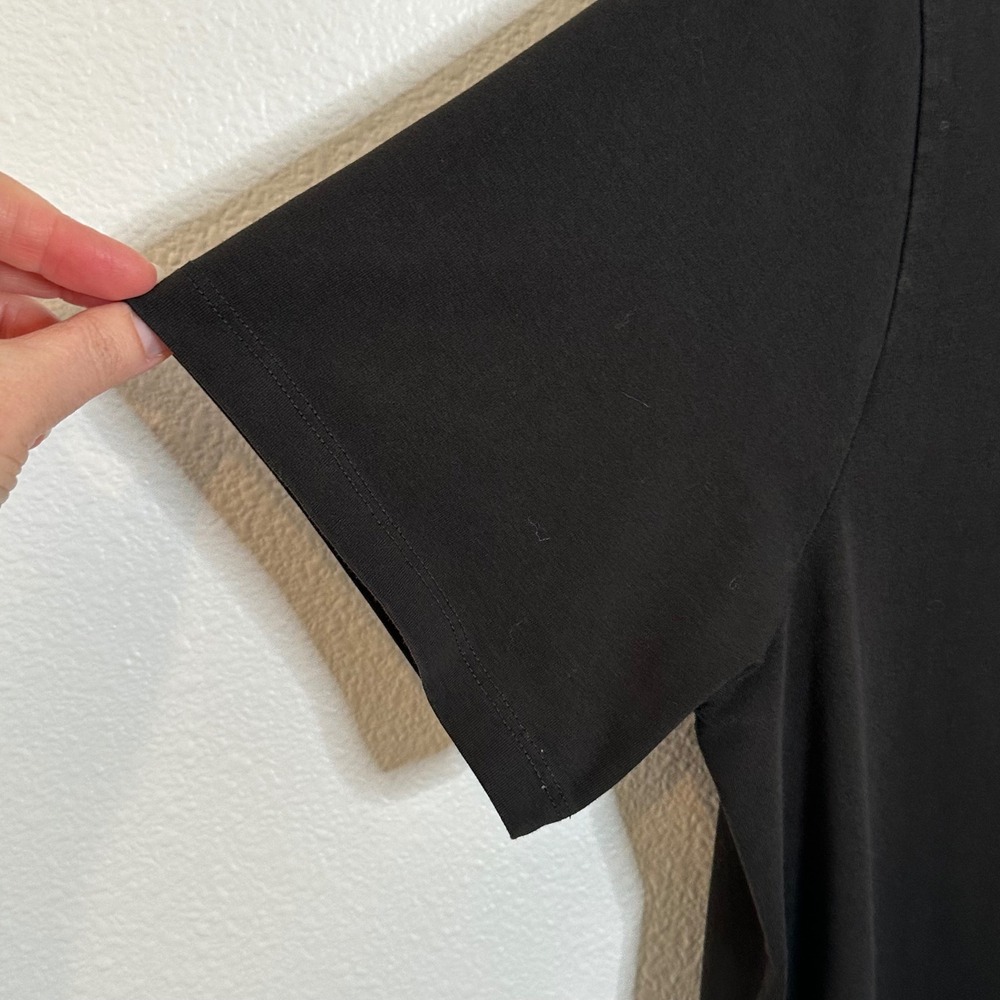 Universal Standard Tesino Washed Jersey Dress Size S Black Minimalist‎ Casual - Picture 5 of 8